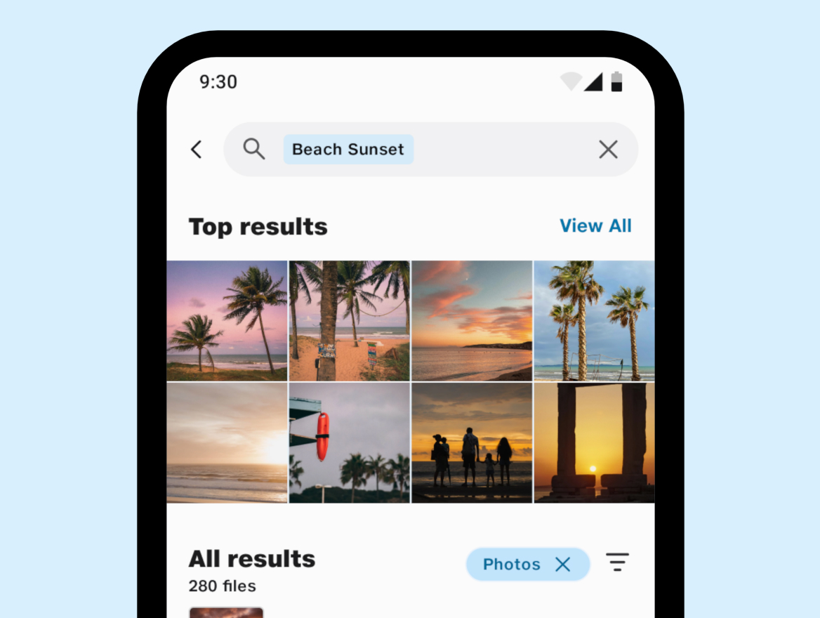 Find photos by what's in them Find photos by what's in them